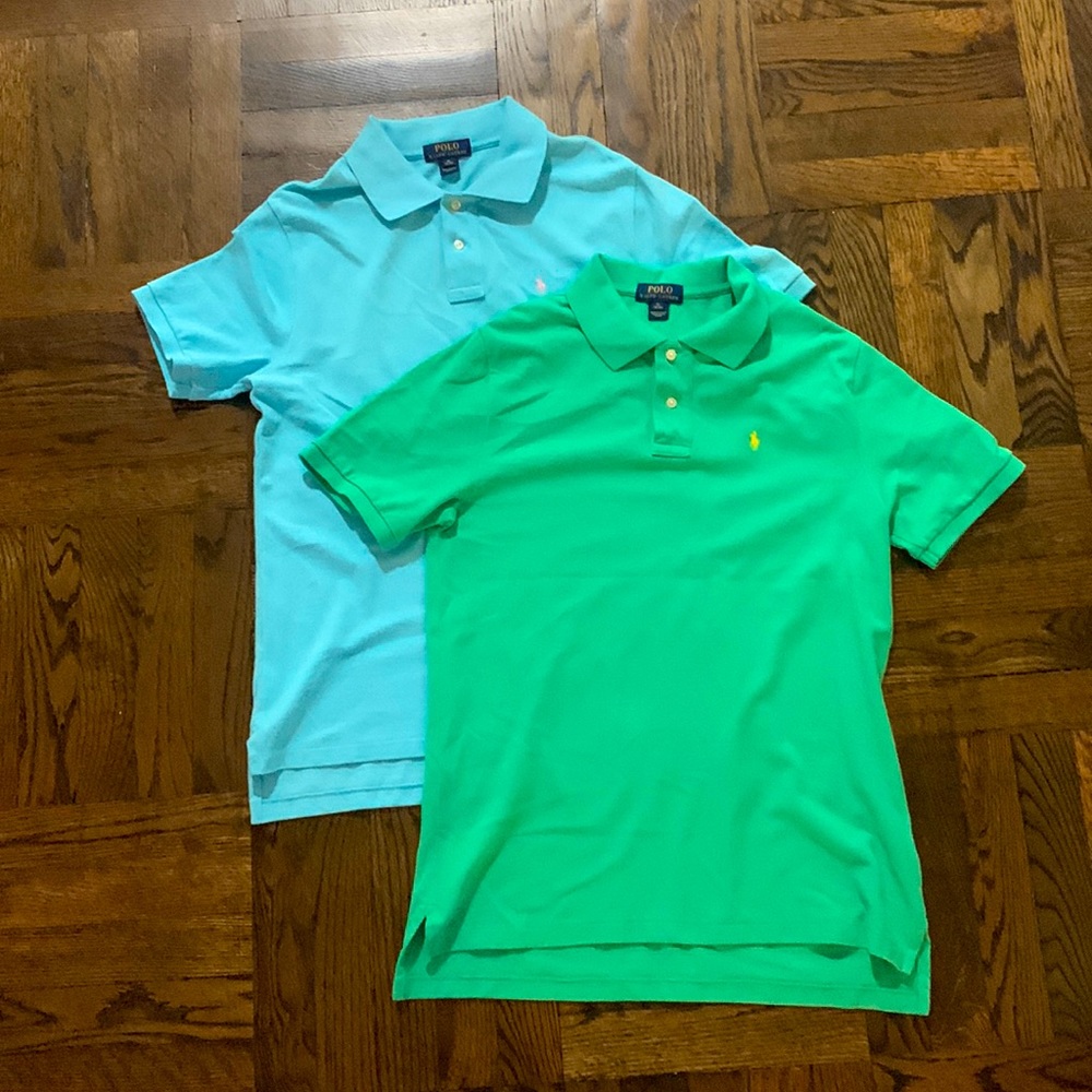 Two Polo Ralph Lauren Boy's Mesh Polo